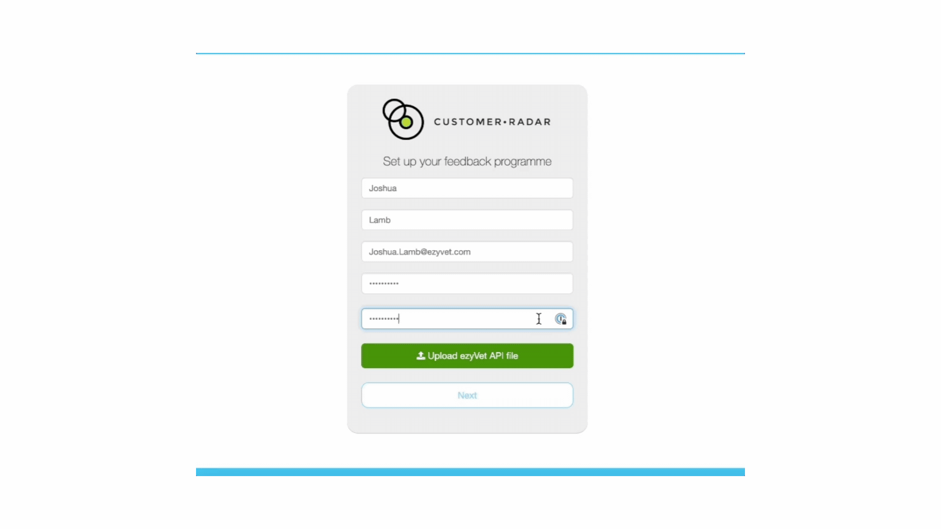 Step 1 - Upload API Access file - Slower.gif
